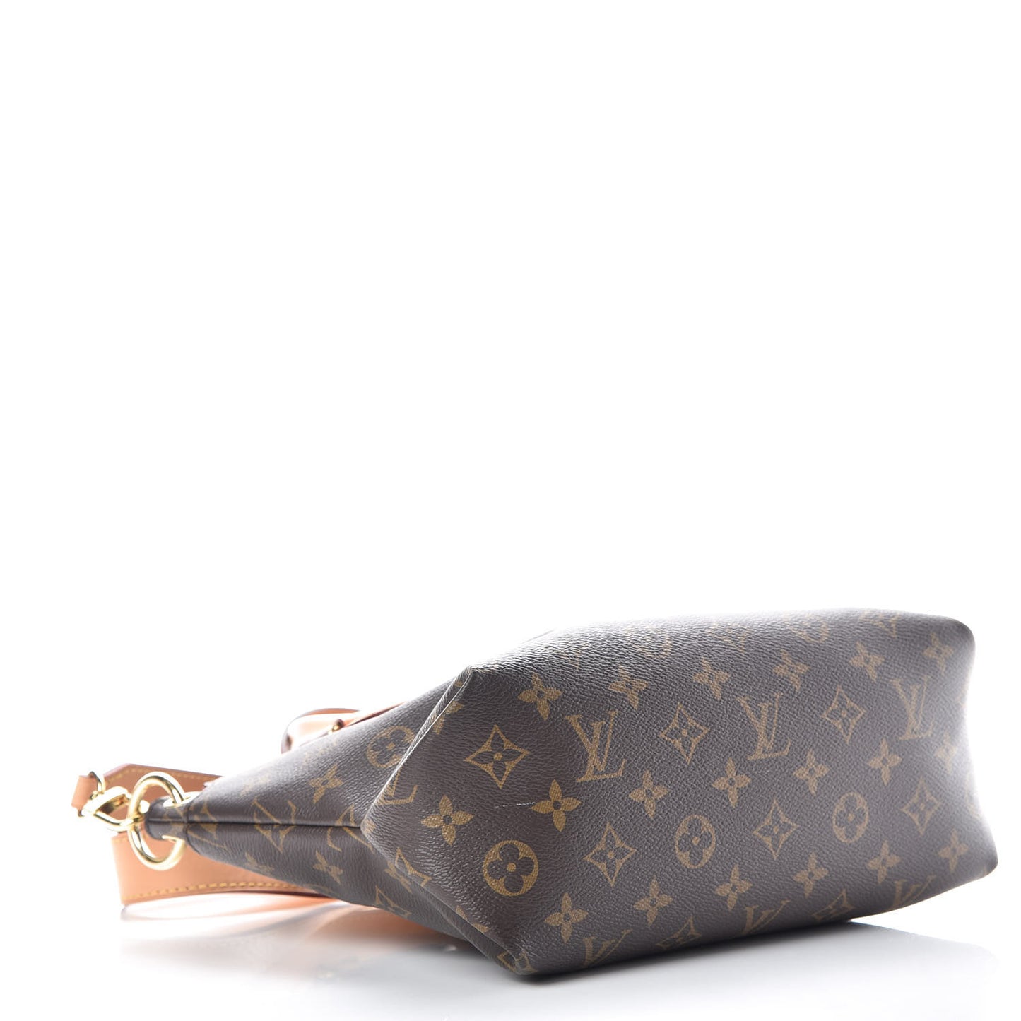 Monogram Flower Zipped Tote PM Beige
