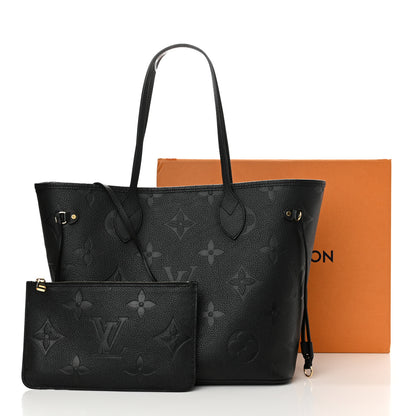 Louis Vuitton Empreinte Monogram Giant Neverfull MM Black 10 of 10