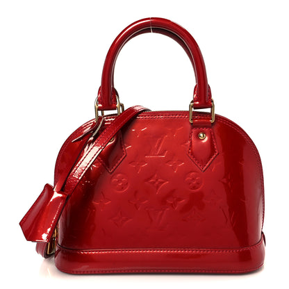 Louis Vuitton Vernis Alma BB Cherry 1 of 10