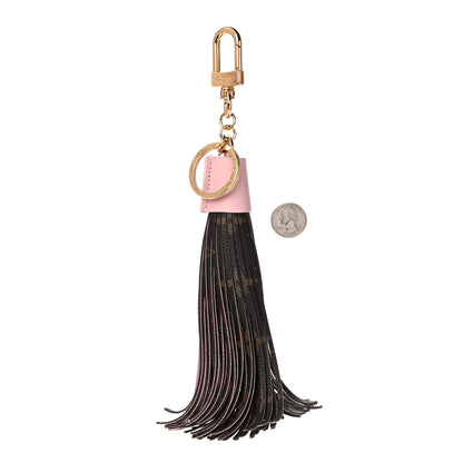 Louis Vuitton Monogram Tassel Bag Charm Pink 2 of 4
