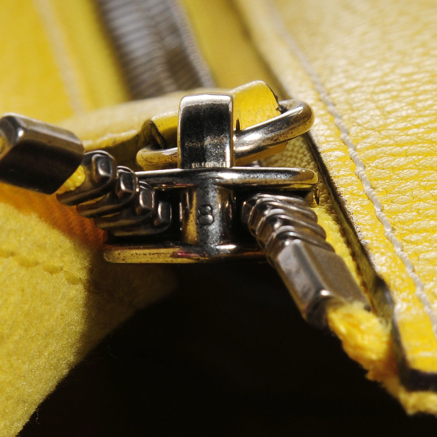 Celine Drummed Calfskin Micro Luggage Citron 8 of 8