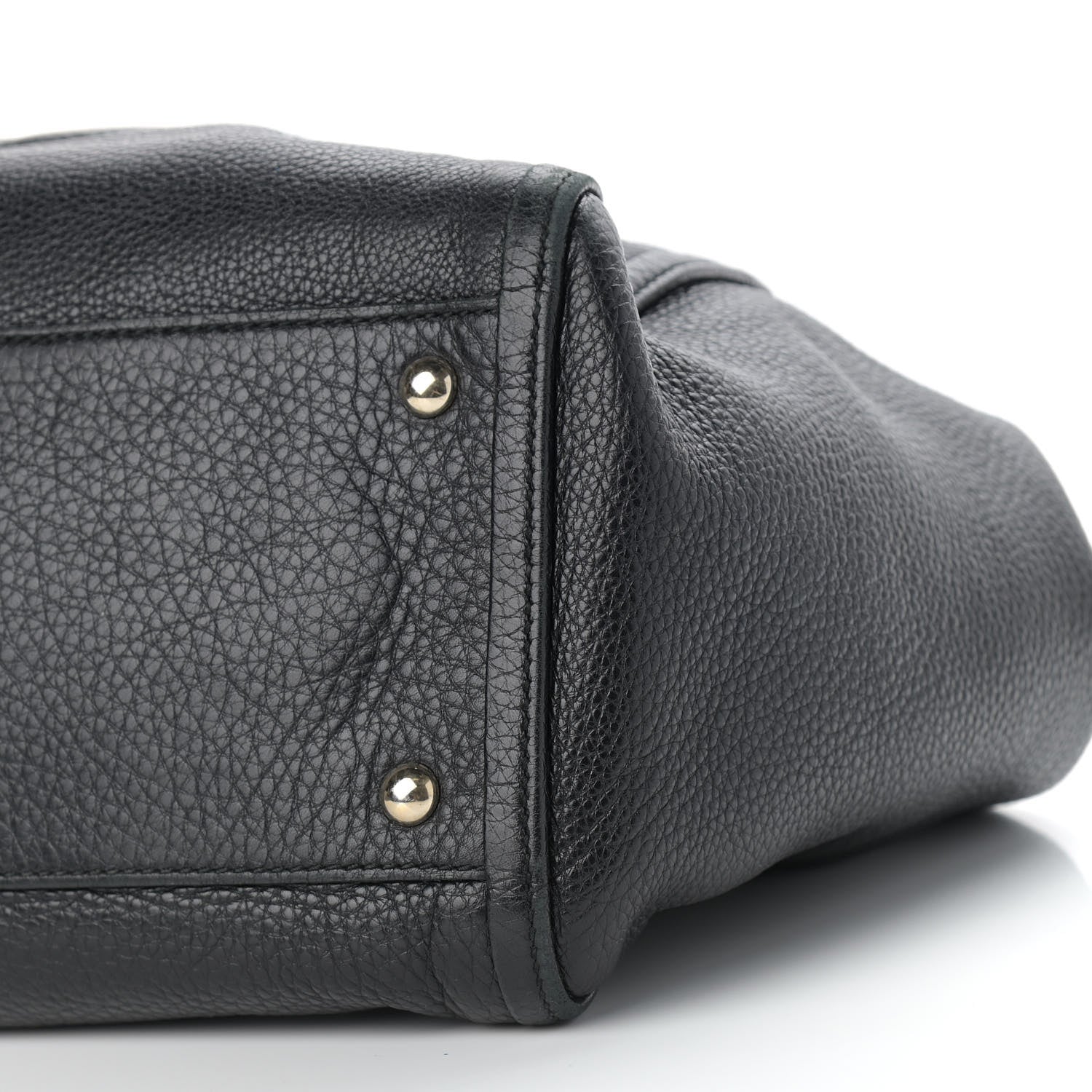 Gucci Pebbled Calfskin Medium Soho Shoulder Bag Black 12 of 12