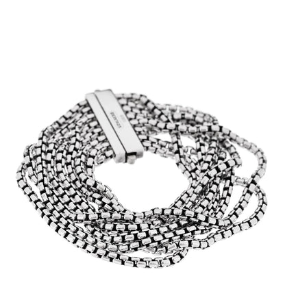 David Yurman Sterling Silver 8 Row Box Chain Bracelet 1 of 4