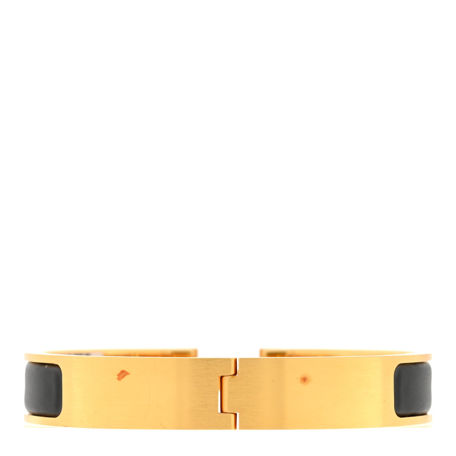 Hermes Matte Enamel Narrow Clic Clac HH Bracelet GM Black 5 of 5