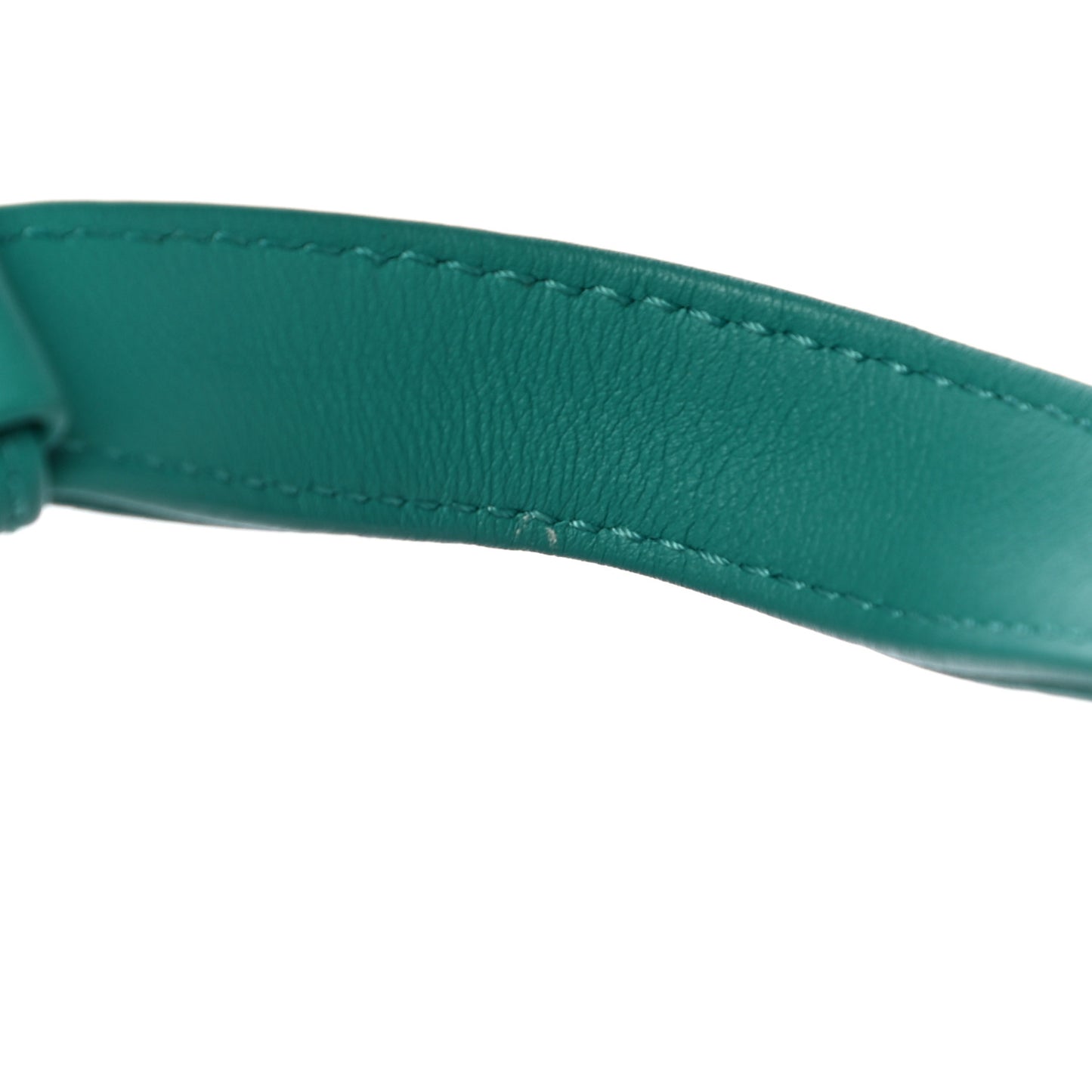 Calfskin Quilted Medium Boy Flap Turquoise