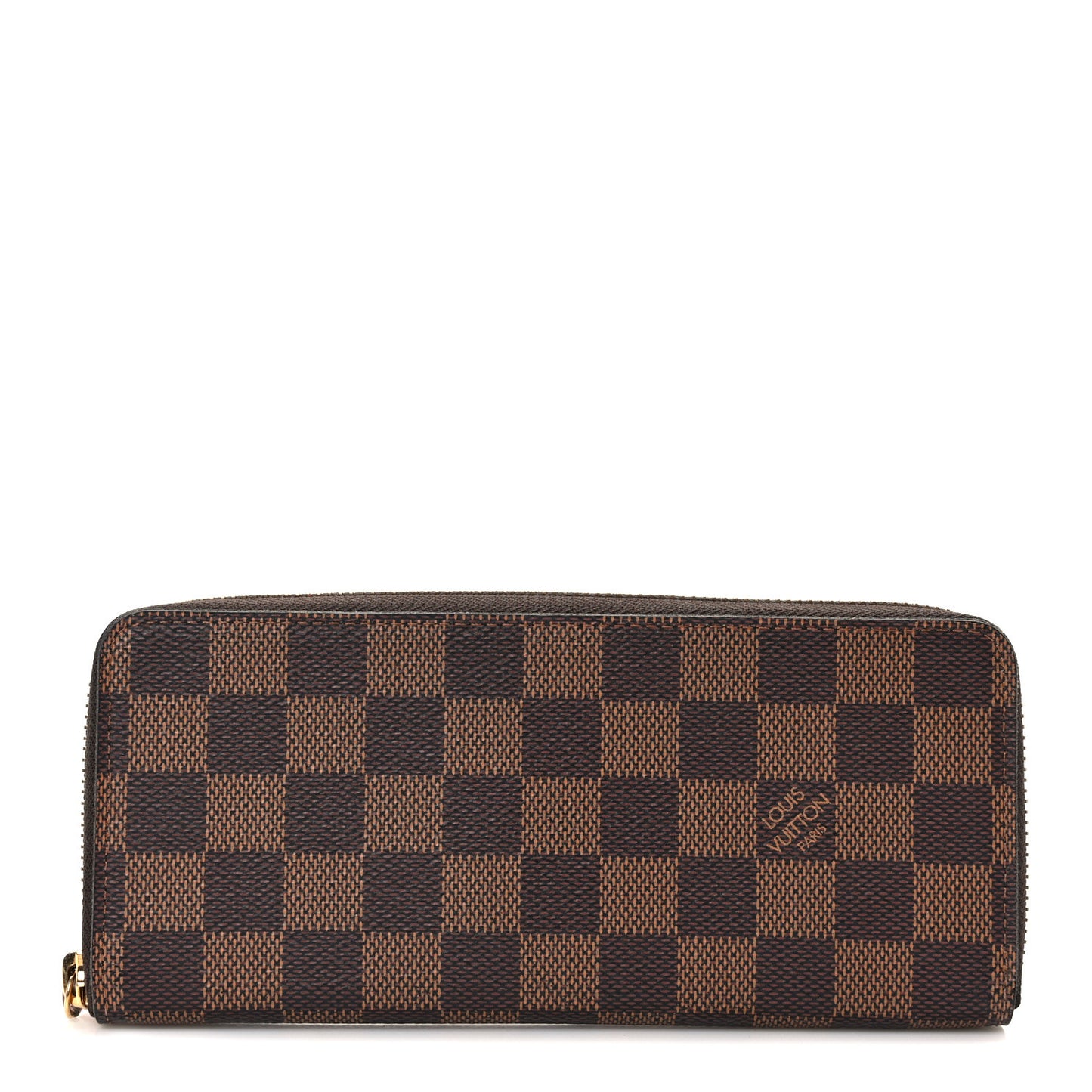 Damier Ebene Clemence Wallet Rose Ballerine