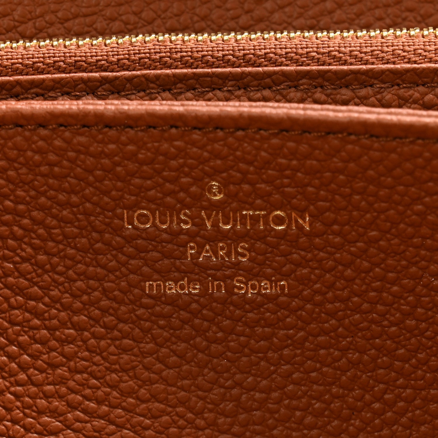Louis Vuitton Empreinte Zippy Wallet Cognac 7 of 9
