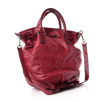 Balenciaga Agneau Classic Hardware Pompon Pourpre 3 of 10