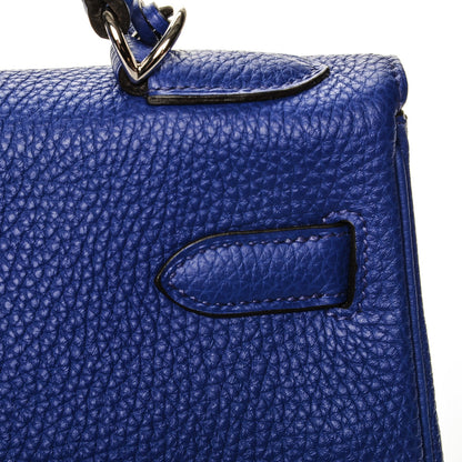 Hermes Togo Kelly Retourne 32 Bleu Electrique 8 of 25