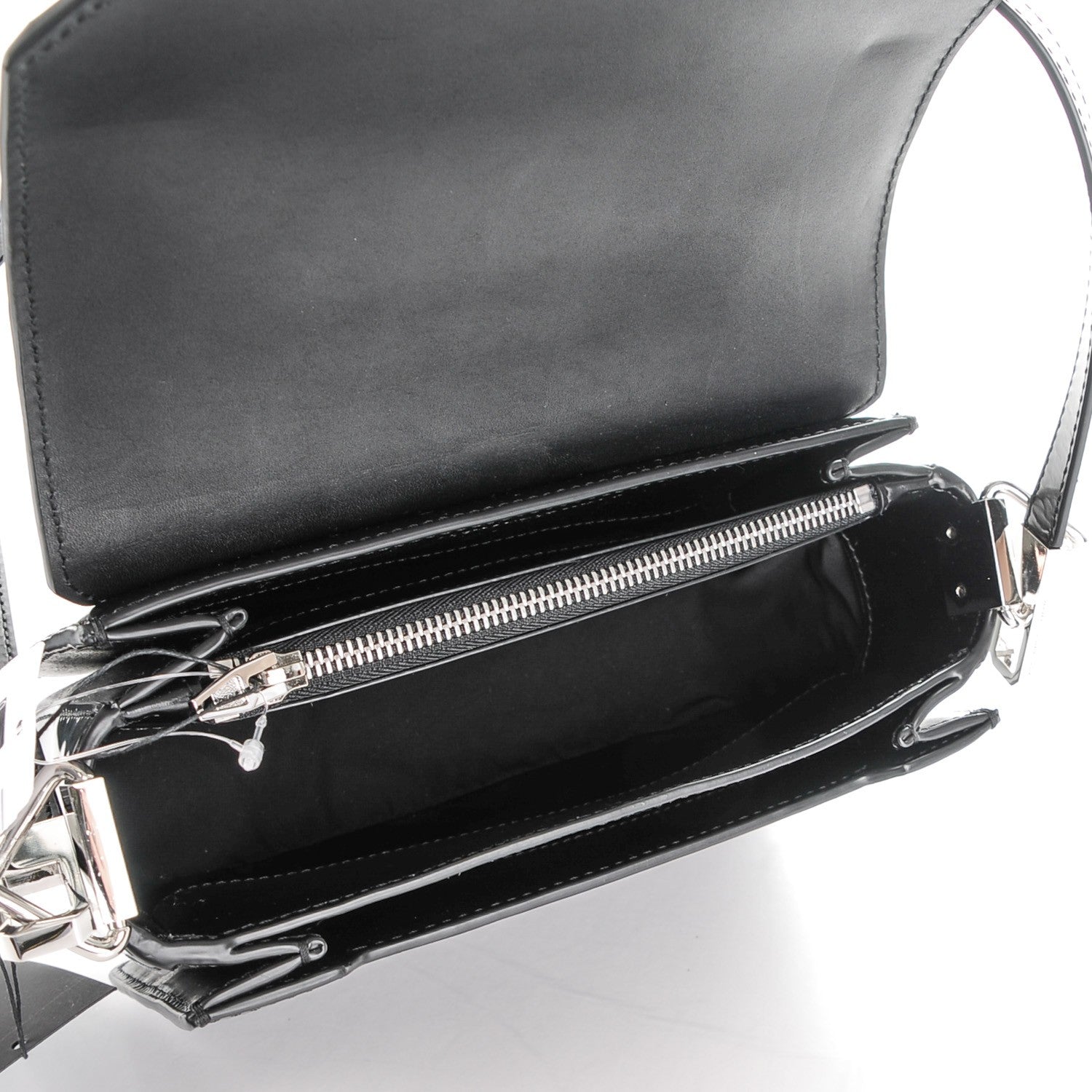 Alexander Wang Calfskin Quilted Prisma Envelope Crossbody Black 5 of 6