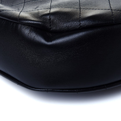 Chanel Lambskin Stitched Large Drawstring Bag Black 11 of 12