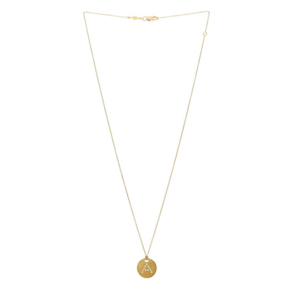 Roberto Coin 18K Yellow Gold Diamond Tiny Treasures Initial A Pendant Necklace 3 of 4