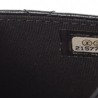 Chanel Lambskin Quilted Boy Wallet On Chain WOC Black 8 of 11