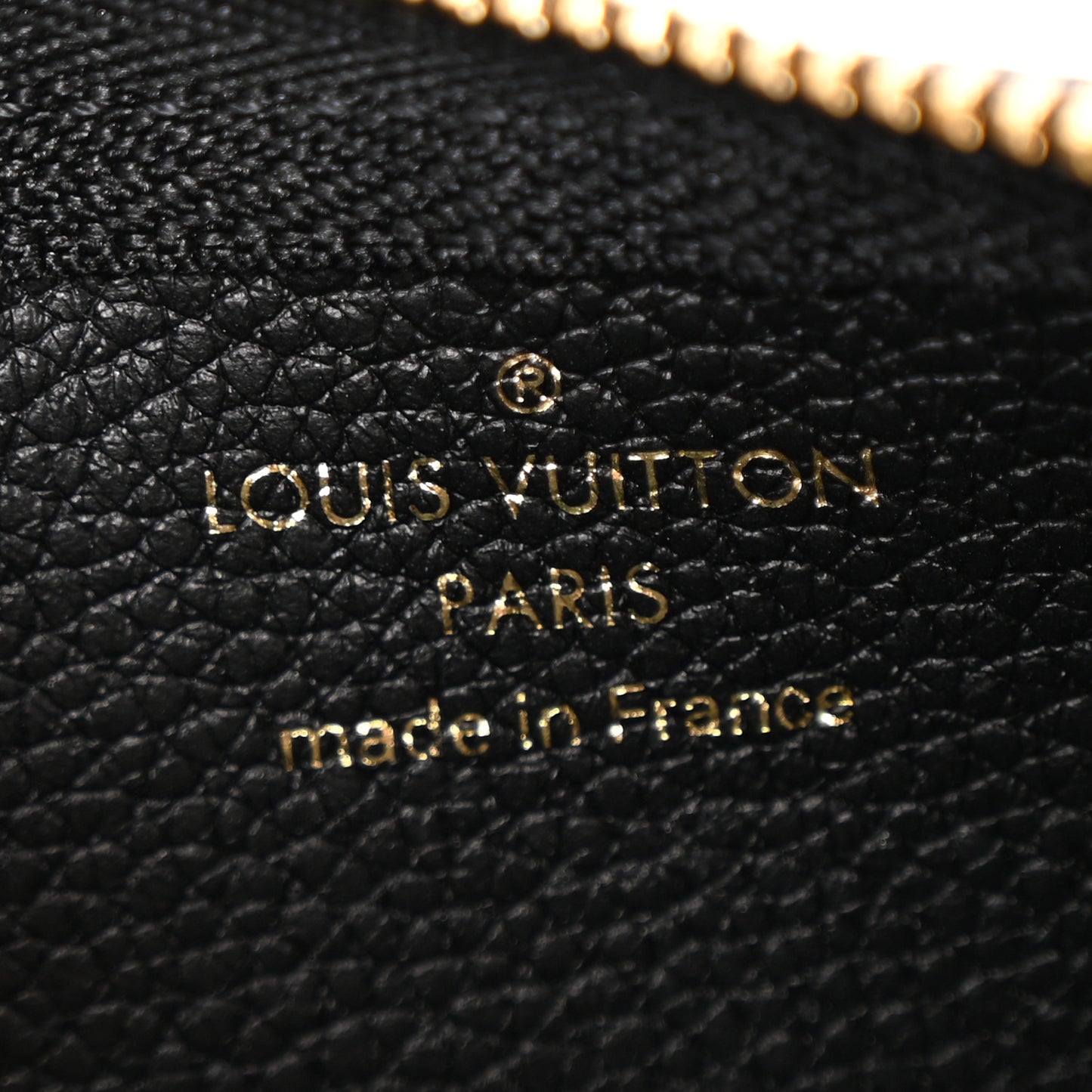Empreinte Monogram Giant Key Pouch Black Beige