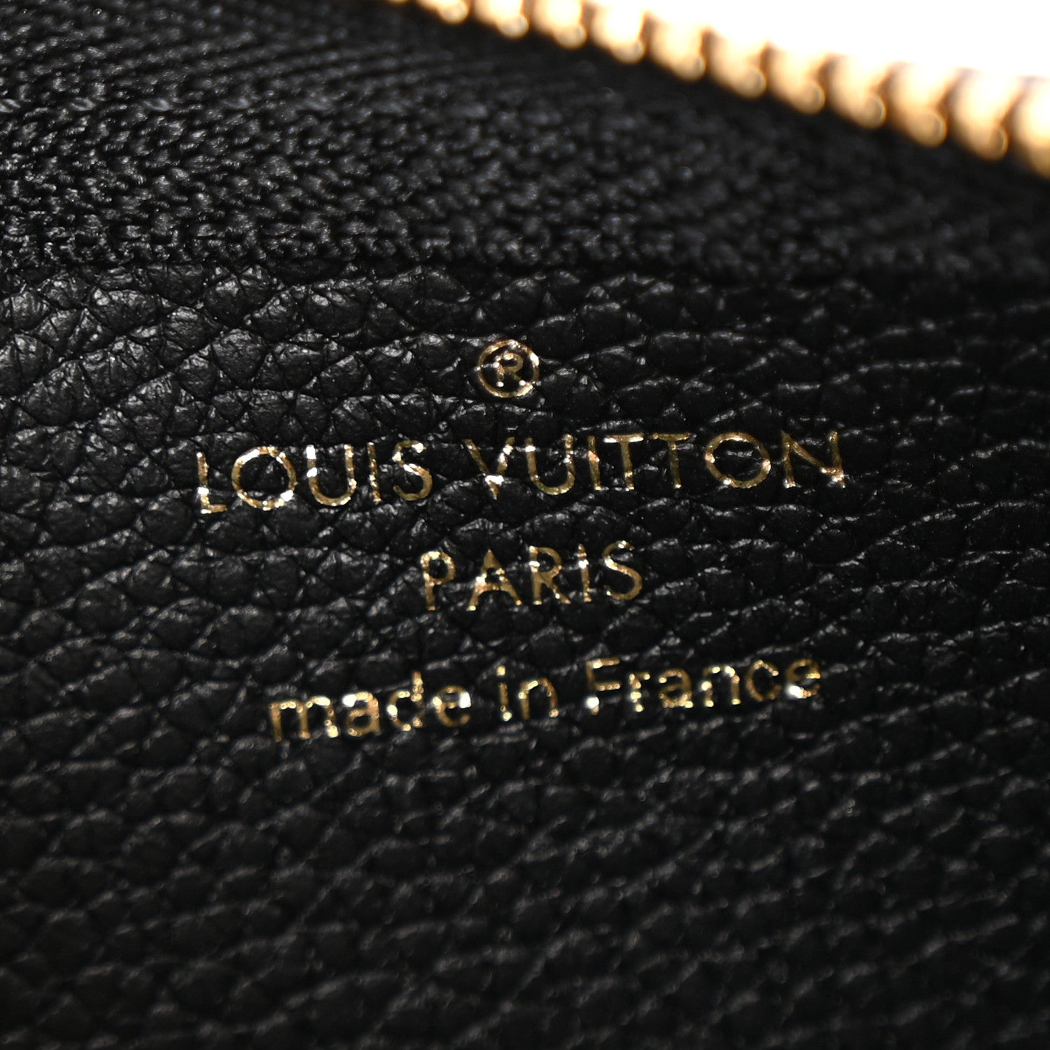 Louis Vuitton Empreinte Monogram Giant Key Pouch Black Beige 6 of 10