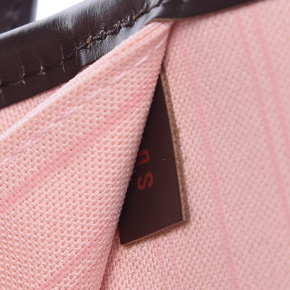 Louis Vuitton Damier Ebene Neo Neverfull MM Rose Ballerine 11 of 11