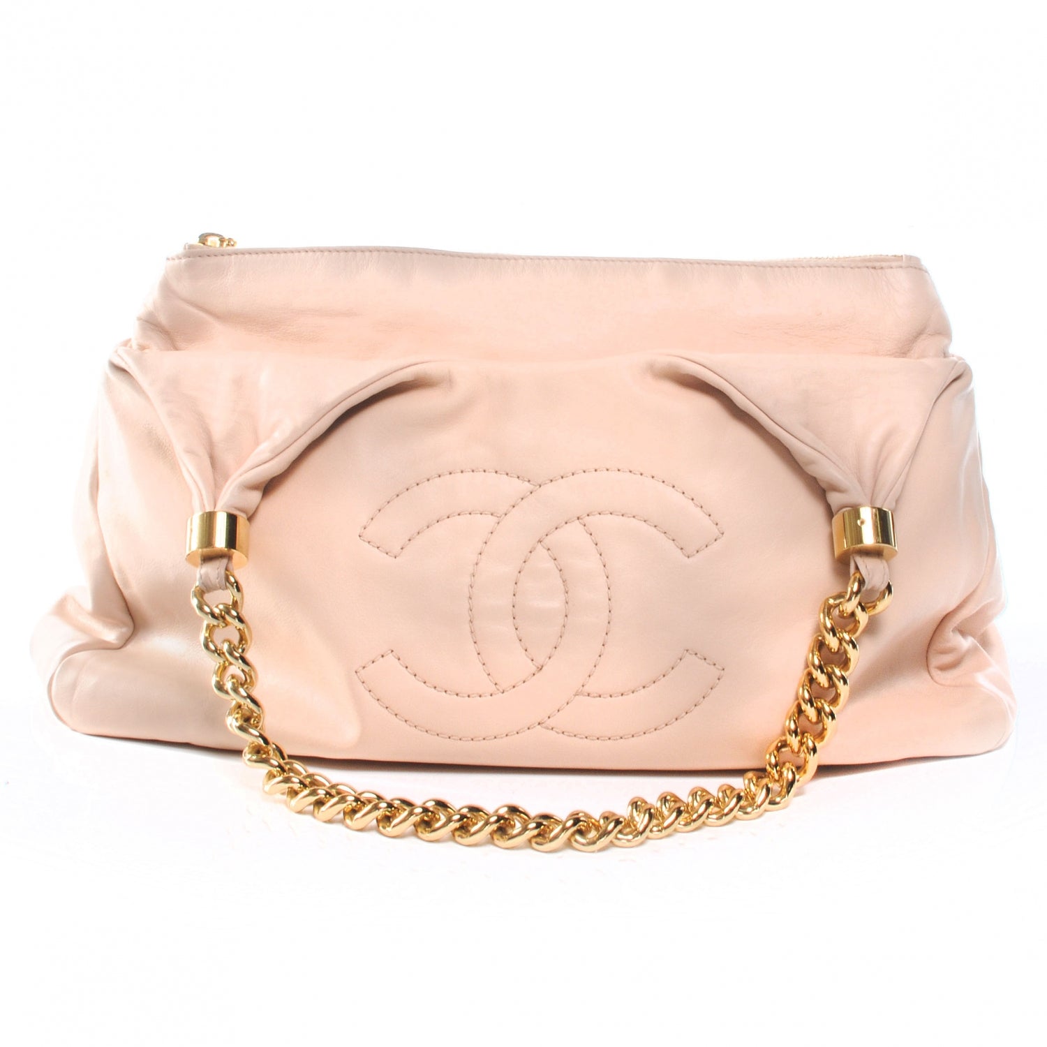 Chanel Calfskin Rodeo Drive Hobo Beige 1 of 7