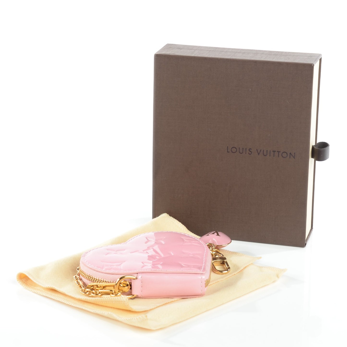Vernis Heart Coin Purse Light Pink