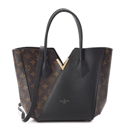 Louis Vuitton Calfskin Monogram Kimono Tote PM Black 1 of 10