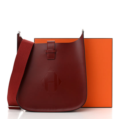 Hermes Vache Hunter Evelyne Sellier 29 PM Rouge H 11 of 11