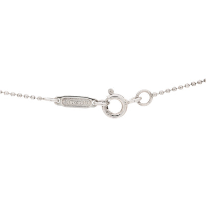 Tiffany Sterling Silver 1.2mm Bead Chain Necklace 18" 4 of 4