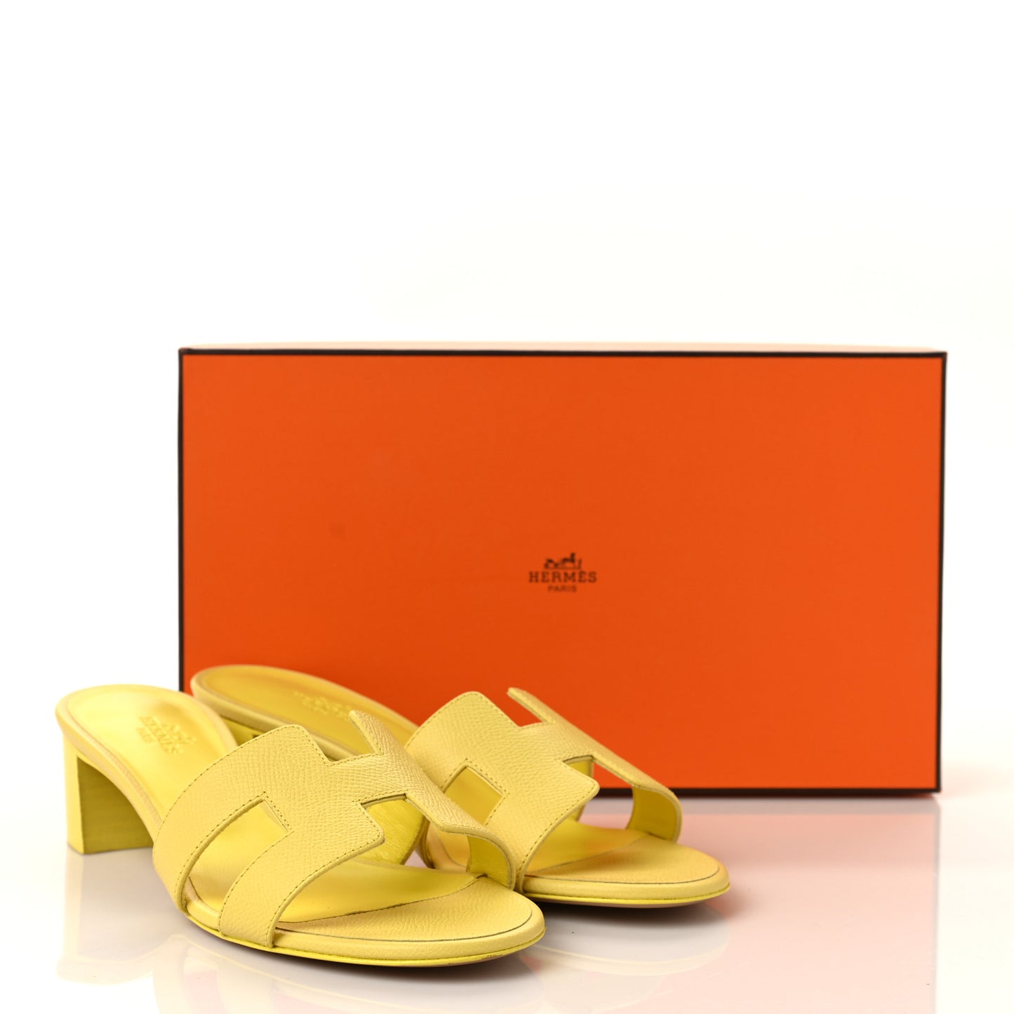 Epsom Oasis Sandals 37.5 Jaune Pollen