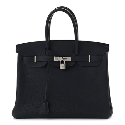 Hermes Togo Birkin 35 Bleu Nuit 1 of 9