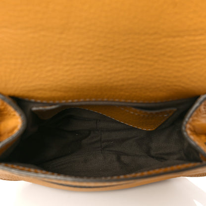 Chloe Calfskin Mini Marcie Round Crossbody Bag Curry Yellow 4 of 10