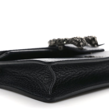 Gucci Calfskin Super Mini Dionysus Shoulder Bag Black 7 of 9