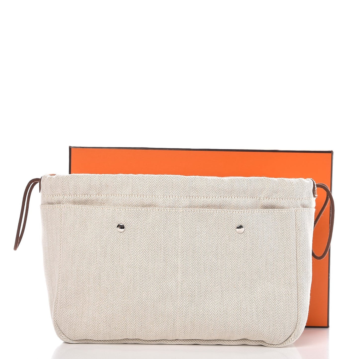 Canvas Barenia Fourbi 25 MM Pouch Naturel Fauve