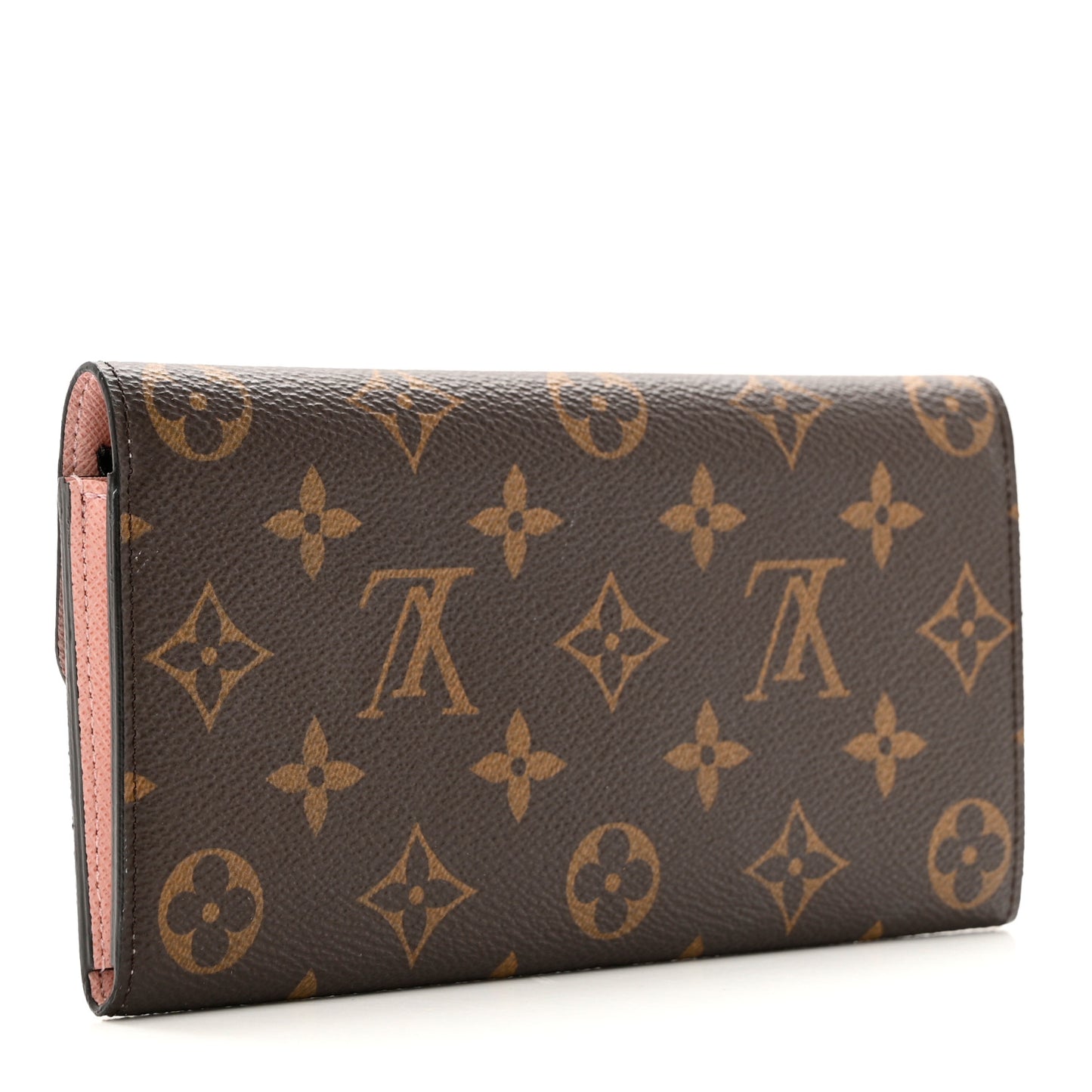 Monogram Emilie Wallet Rose Ballerine
