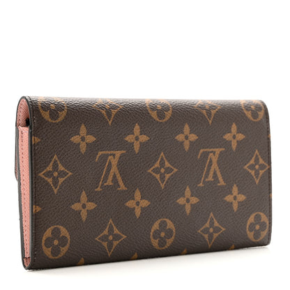 Louis Vuitton Monogram Emilie Wallet Rose Ballerine 3 of 6