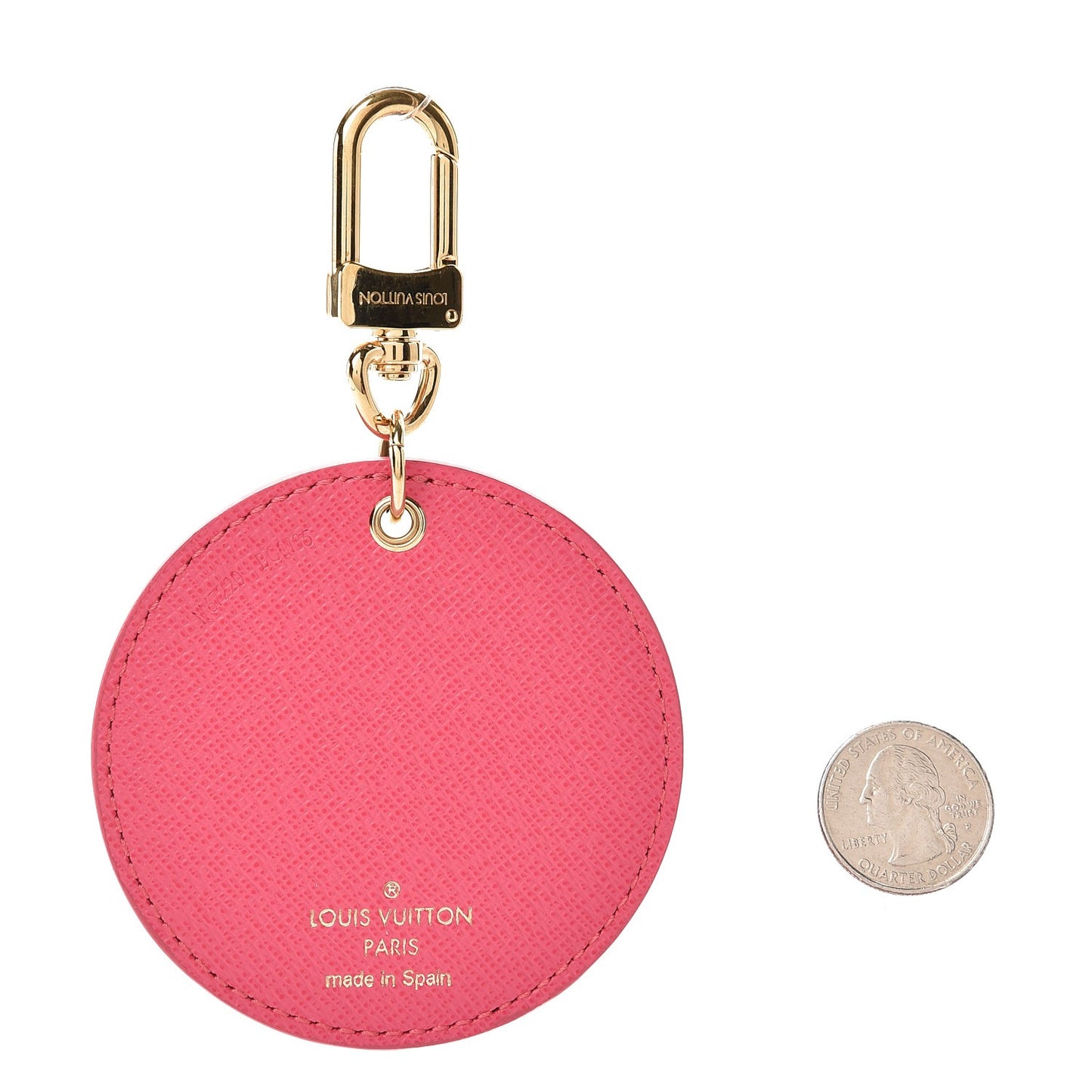 Monogram Illustre V Bag Charm Key Ring Grenade