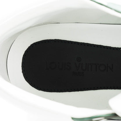 Louis Vuitton Calfskin Damier Meteor Sneakers 10 White 7 of 9