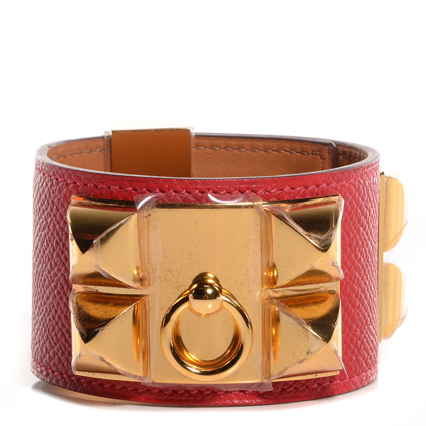 Epsom Collier de Chien CDC Bracelet Small Rouge Casaque