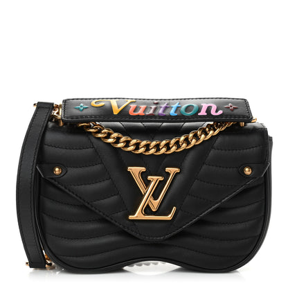 Louis Vuitton Calfskin New Wave Chain PM Black 1 of 9