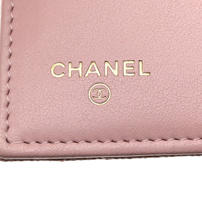 Chanel Caviar Quilted Medium Flap Wallet Light Pink 6 of 9
