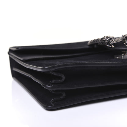 Gucci Suede Medium Dionysus Shoulder Bag Black 6 of 11