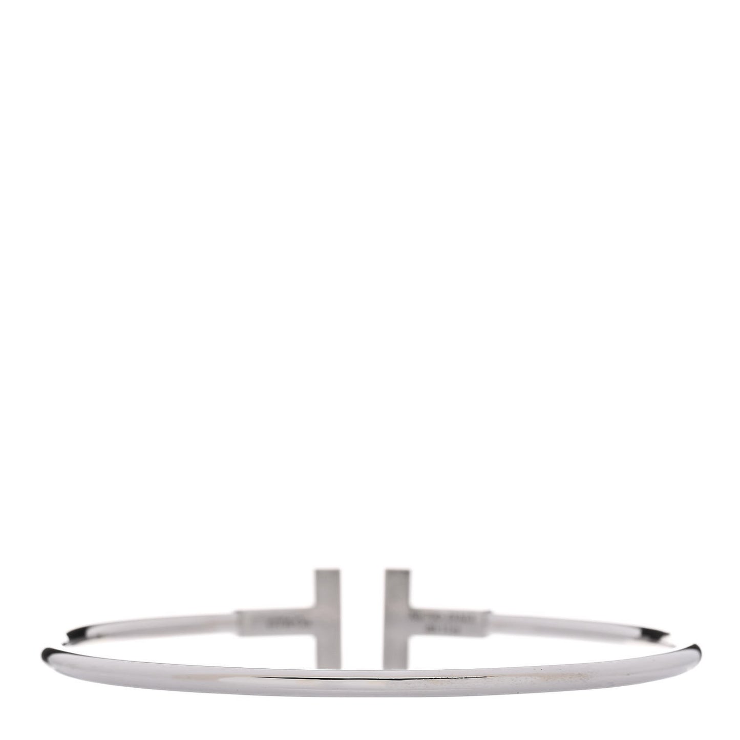 18K White Gold Diamond Turquoise T Wire Bracelet