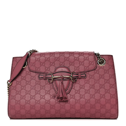 Gucci Guccissima Large Emily Chain Shoulder Bag Peonia Flower 1 of 20