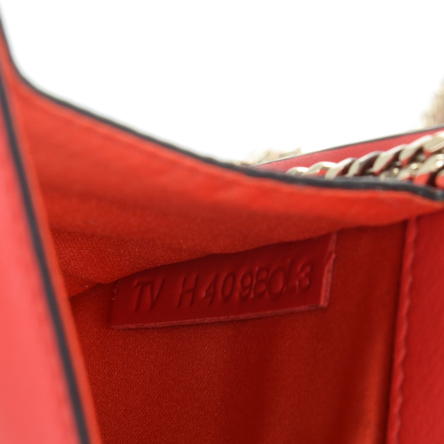 Valentino Garavani Vitello Rockstud Chain Flap Crossbody Bag Deep Rose 7 of 11