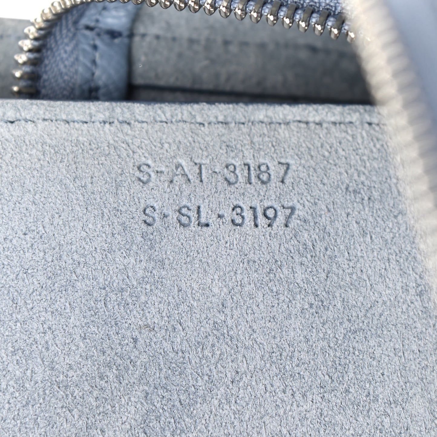 Grained Calfskin Mini Belt Bag Washed Blue