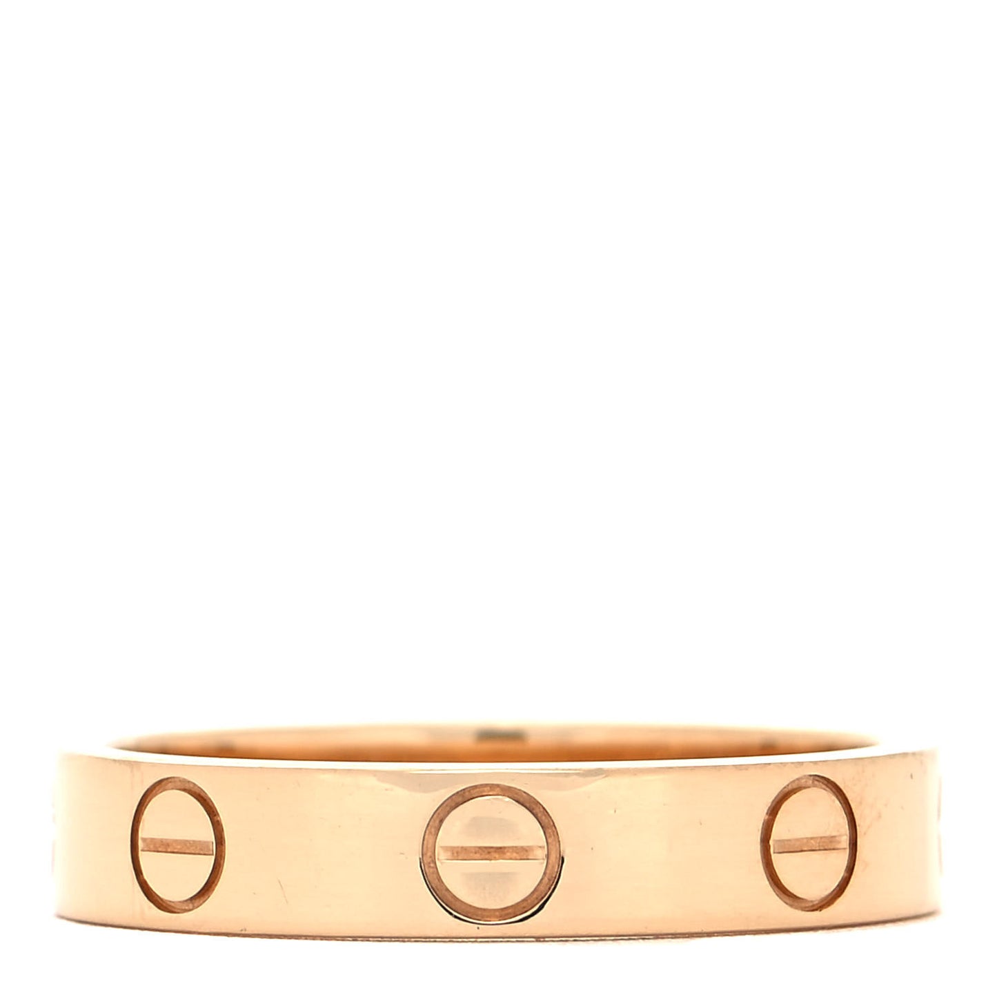 18K Yellow Gold 3.5mm LOVE Wedding Band Ring 51 5.75