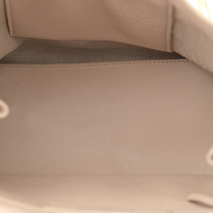 Balenciaga Grained Calfskin Papier Mini A4 Zip Around Tote Light Beige 6 of 12