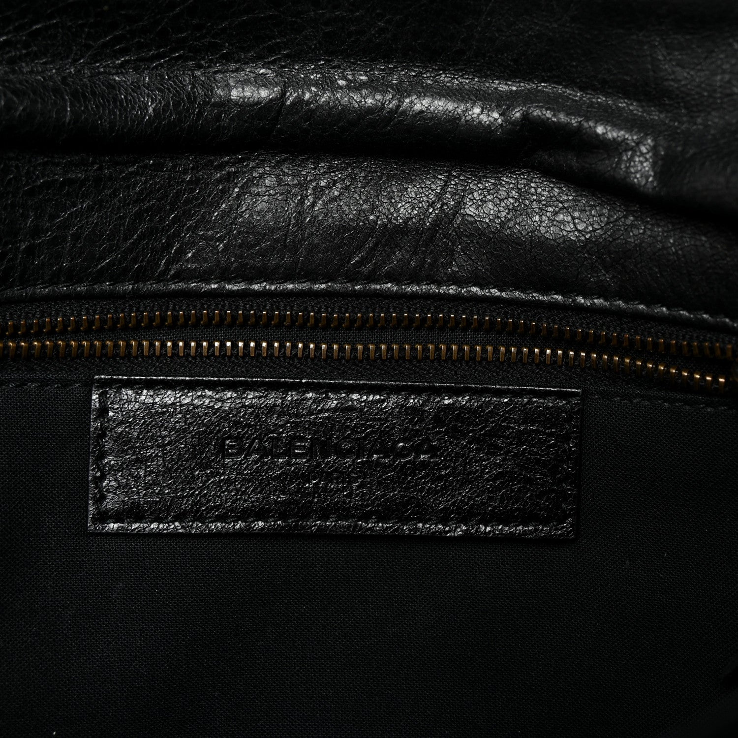 Balenciaga Agneau Classic Hardware Envelope Clutch Black 6 of 6