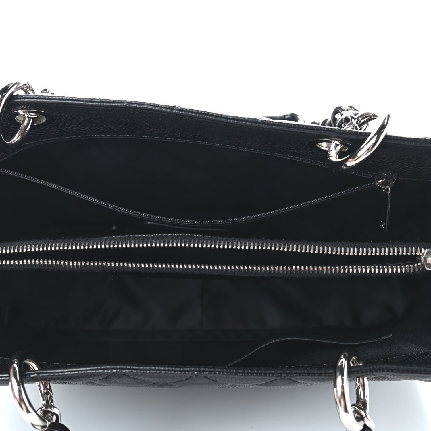 Chanel Caviar Quilted Grand Shopping Tote GST Black 5 of 9