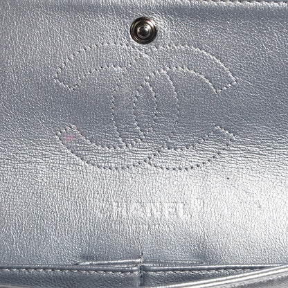 Chanel Lame Quilted Small Double Flap Metallic Silver 6 of 8