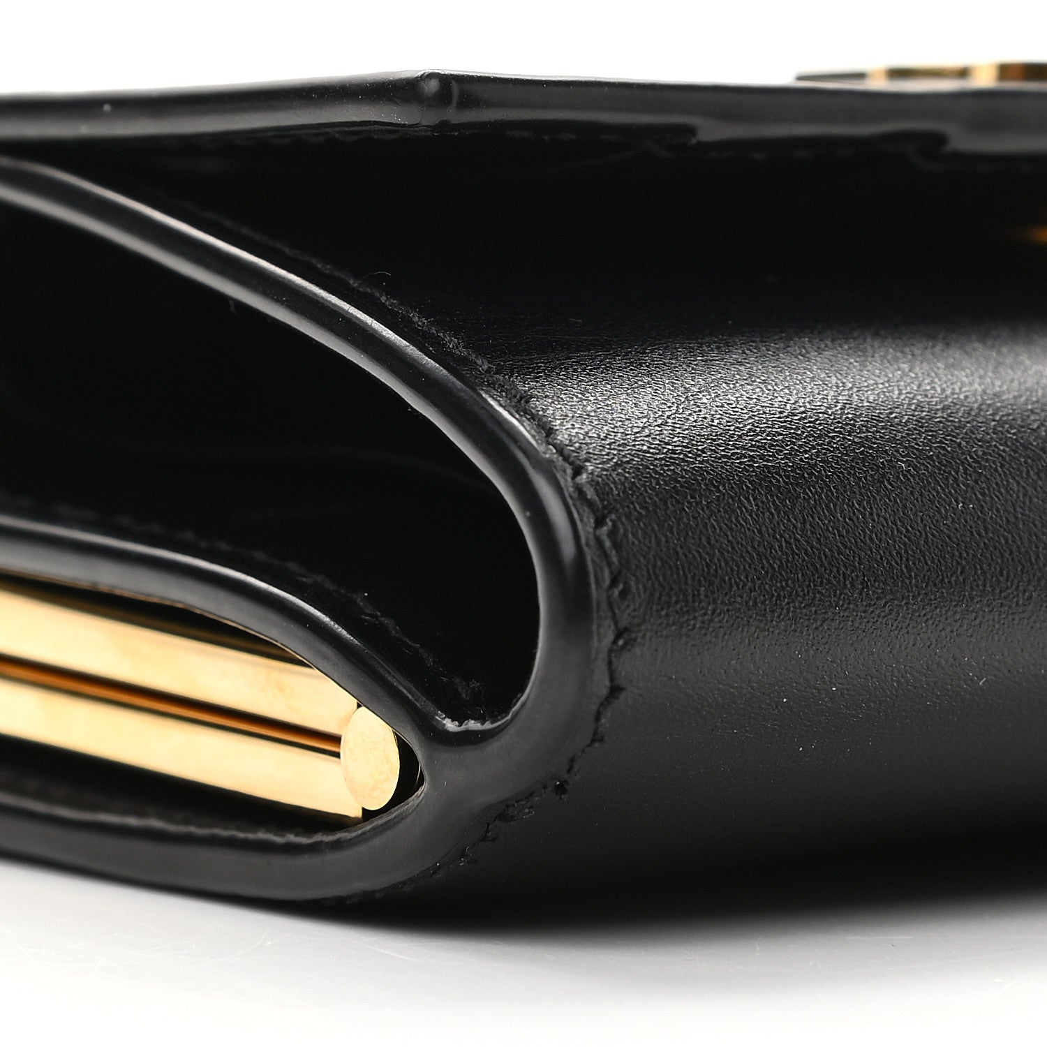 Saint Laurent Smooth Calfskin Monogram Rider Belt Bag Black 9 of 10