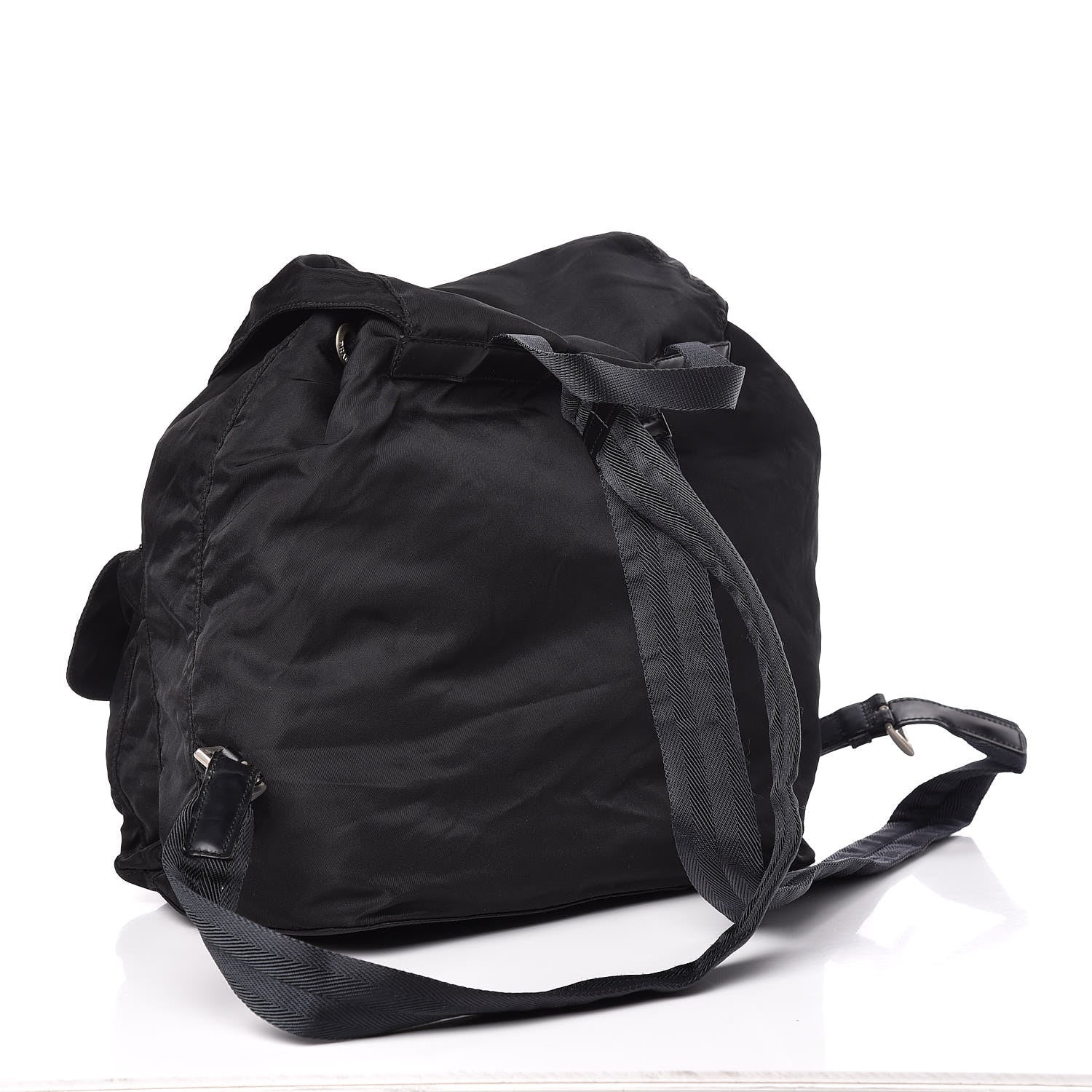Prada Nylon Vela Medium Backpack Black 3 of 17