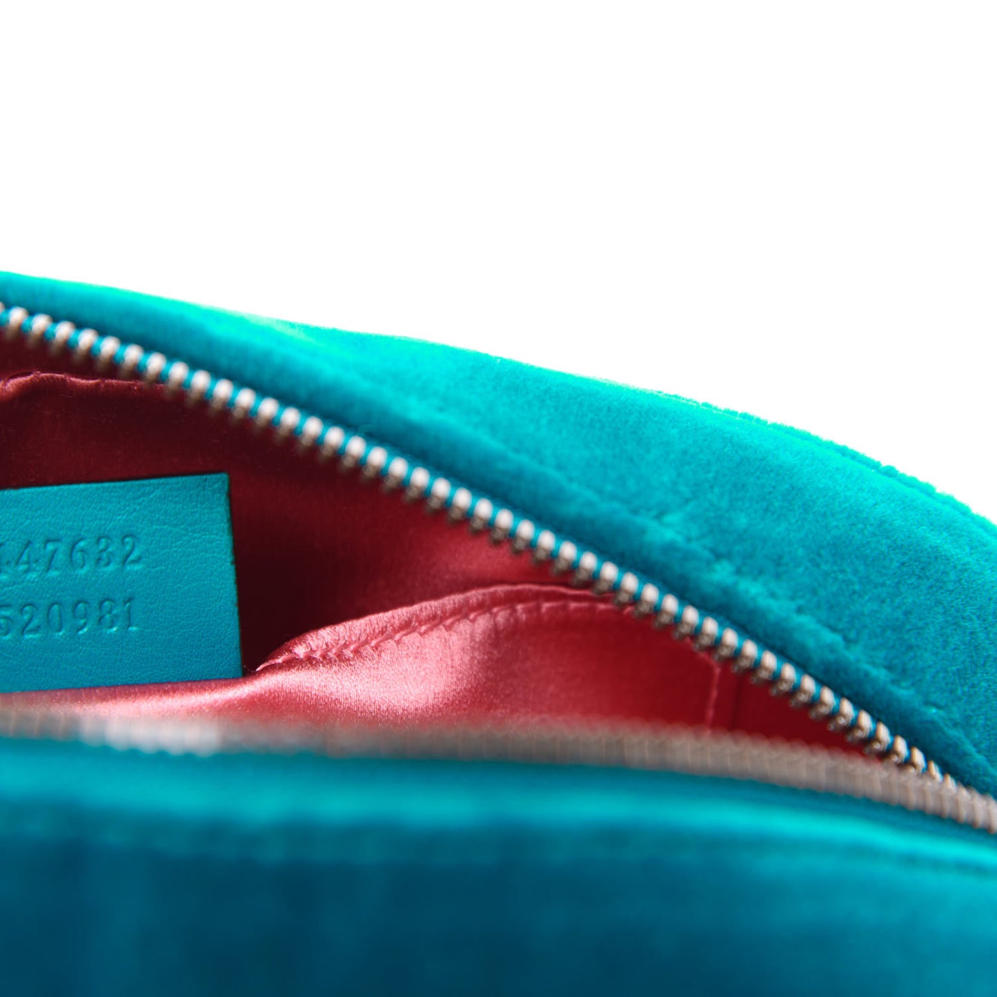 Velvet Matelasse Small GG Marmont Chain Shoulder Bag Pavone Cyan
